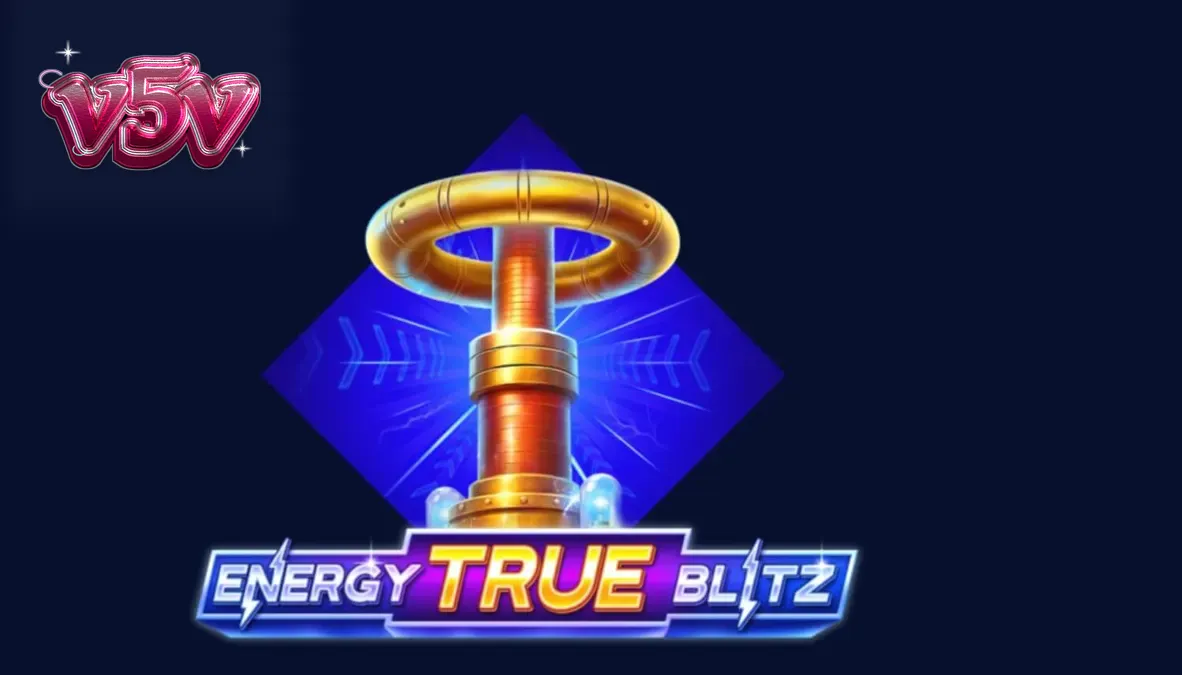 Interface de jogo do slot Energy True Blitz com tema elétrico e neon